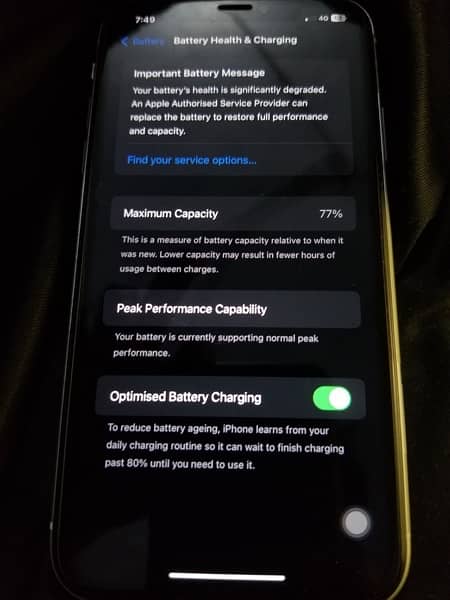 iphone XR pta 7