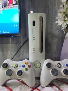 xbox 360 with 2 wireless controllers