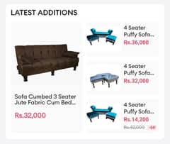 sofa cumbed