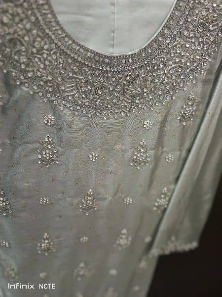 silver dress heavy embroided 2