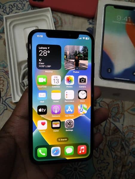 iPhone X PTA Approved LLA Complete box 2