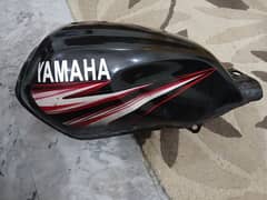 Yamaha Ybz fuel tank  2019 model black. (leakage repaired)