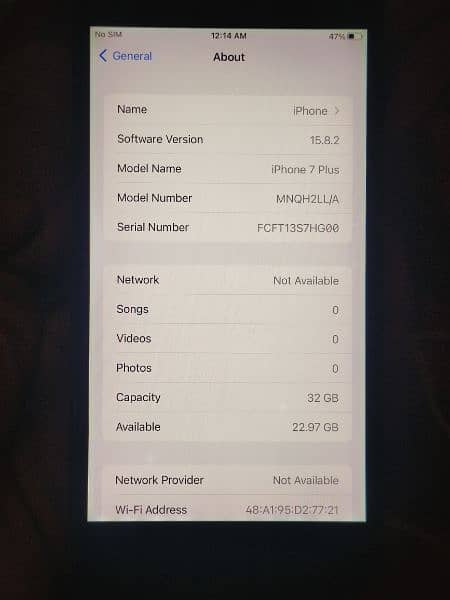 iphone  7 plus 32GB PTA approved 3