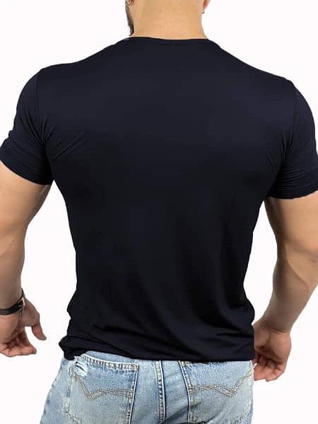 Men's Micro Interlock Plain T-shirt Pack Of 3 6