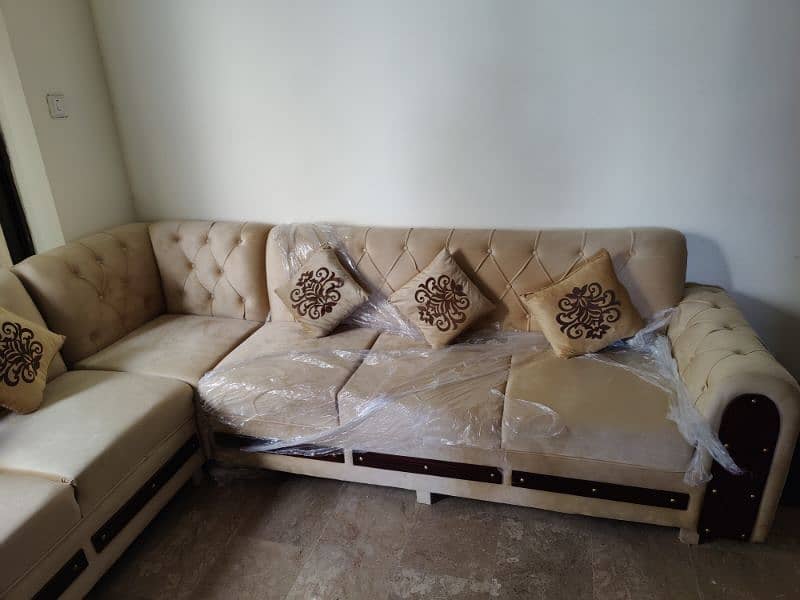 7 seatrr L shape sofa set 1