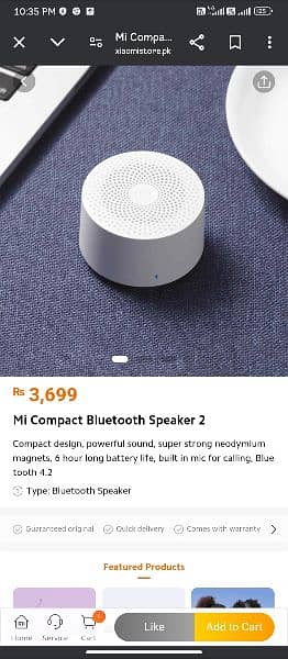 ORIGINAL MI BT SPEAKER COCA COLA PAKISTAN MIBT2 0