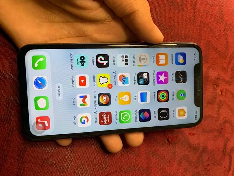 IPHONE X ALL OK NoN PTA 64 GB BATTERRY HEALTH 74 0