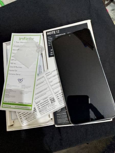 infinix Note 12 G96 PTA approved snowall color 3