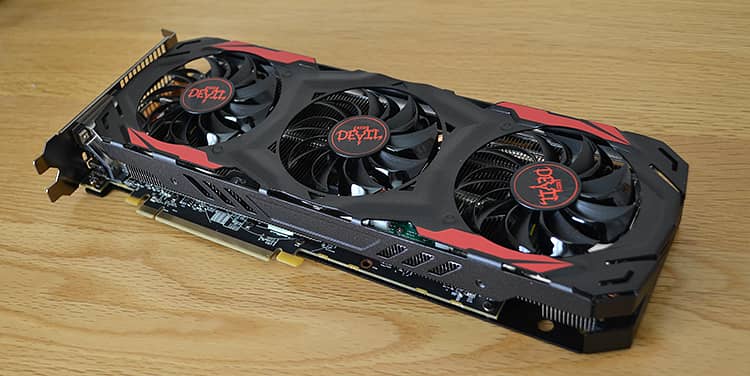 Amd RX 570 4GB . RED DEVIL Triple Fan 1