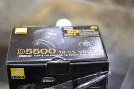 Nikon D5500 with 18 55 mm lens DSLR Camera