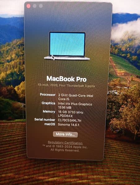 Macbook Pro 2020 model (16/512ssd) 1