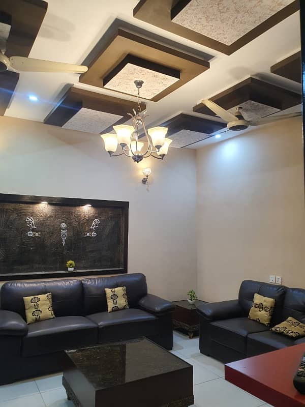 10 Marla Fully Furnished Upper Portion Lower Portion Lock For Rent In BAHRIA Town Lahore 3