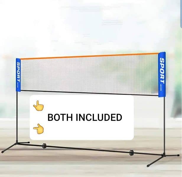 net and stand for volleyball and badminton 2