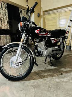 HONDA CG 125 2024 MODEL BLACK COLOUR