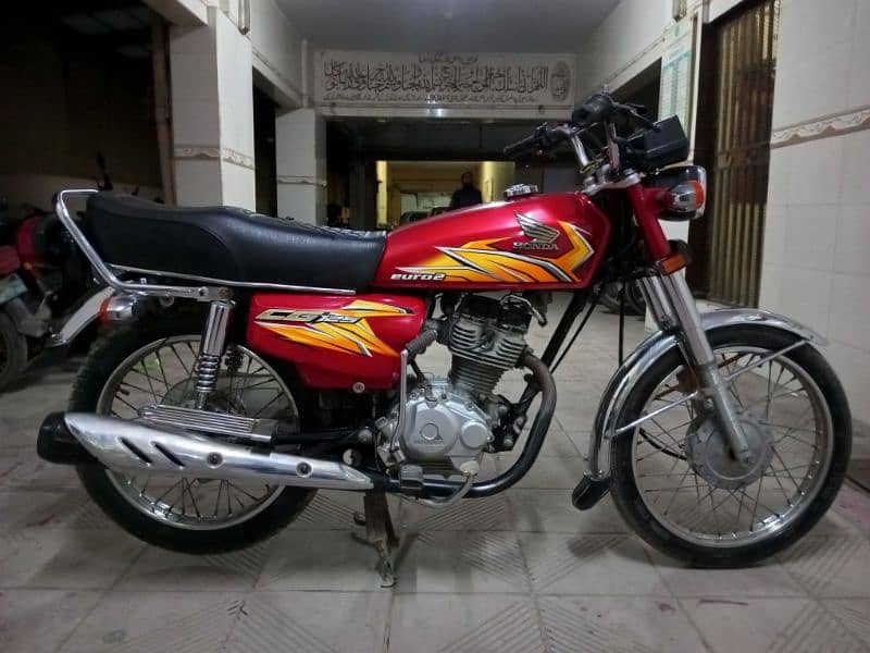 Honda cg 125 Karachi number 6