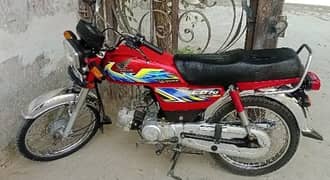 Honda CD 70 2020 model 21 ka staker  golden  namber  k sat