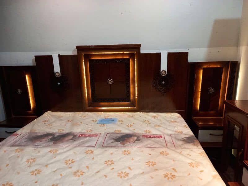 bedroom set  4 piece new with mattress urgent sale 2