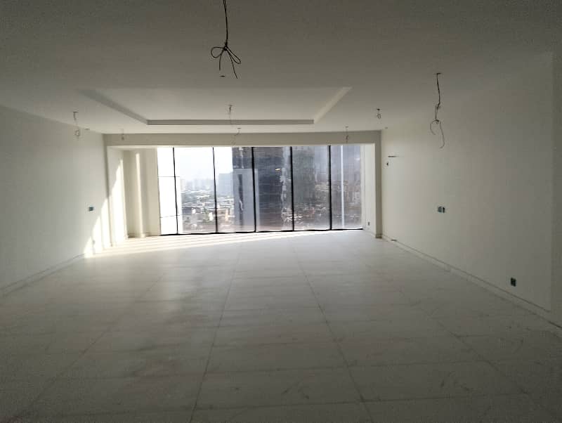 Roshan Trade Center Brand New and Leased Office For Sale 1560 Square Feet With All Modern Facilities At Prime Location of shaheed e Millat road Front Road Facing Office 21