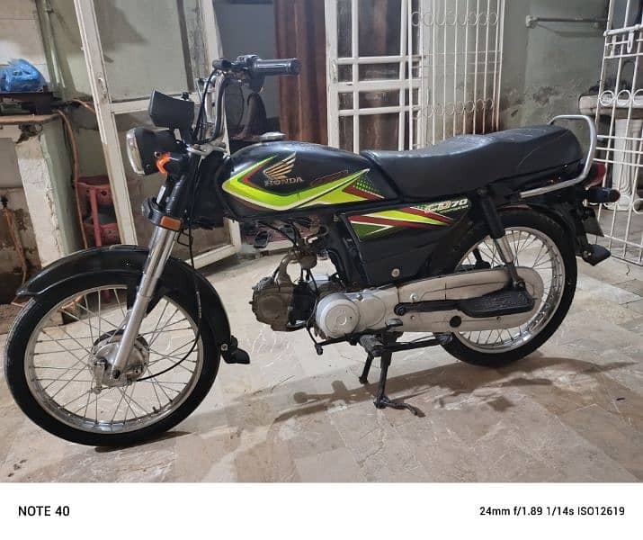 honda cd 70cc khi number 8