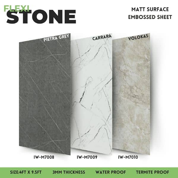 Flexi Stone PVC Marble sheet 0