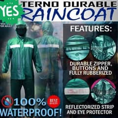 KOREAN ( 912 ) GREEN / BLUE COLOUR WATERPROOF RAINSUIT (MEN&WOMEN