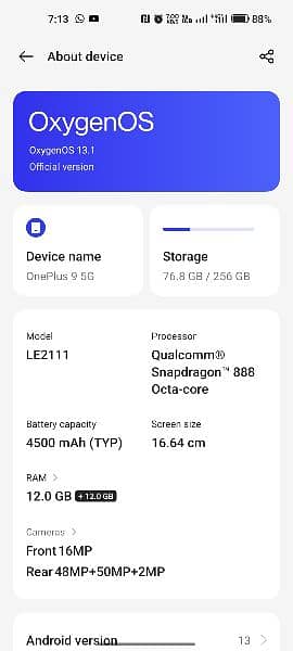 oneplus 9.12/256. . . . 10by10 0