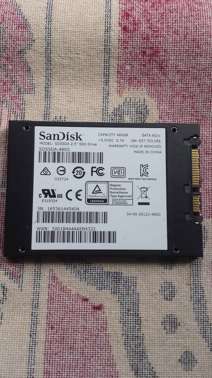 480GB SSD & OTHER SSD 0