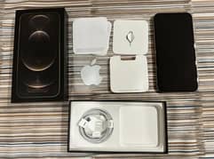 apple IPhone 12 pro Mobile PTA official approved 256gb full box 0