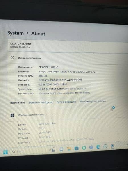 Dell Core i5 3rd generation 8gb ram 320GB hard 5