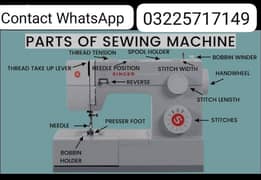 Sewing Machine Part's All Types Available