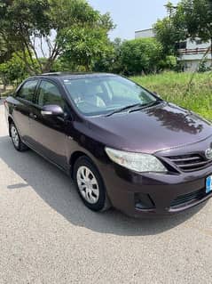 Toyota Corolla GLI 2012 Model Millage 157300 islamabad registered