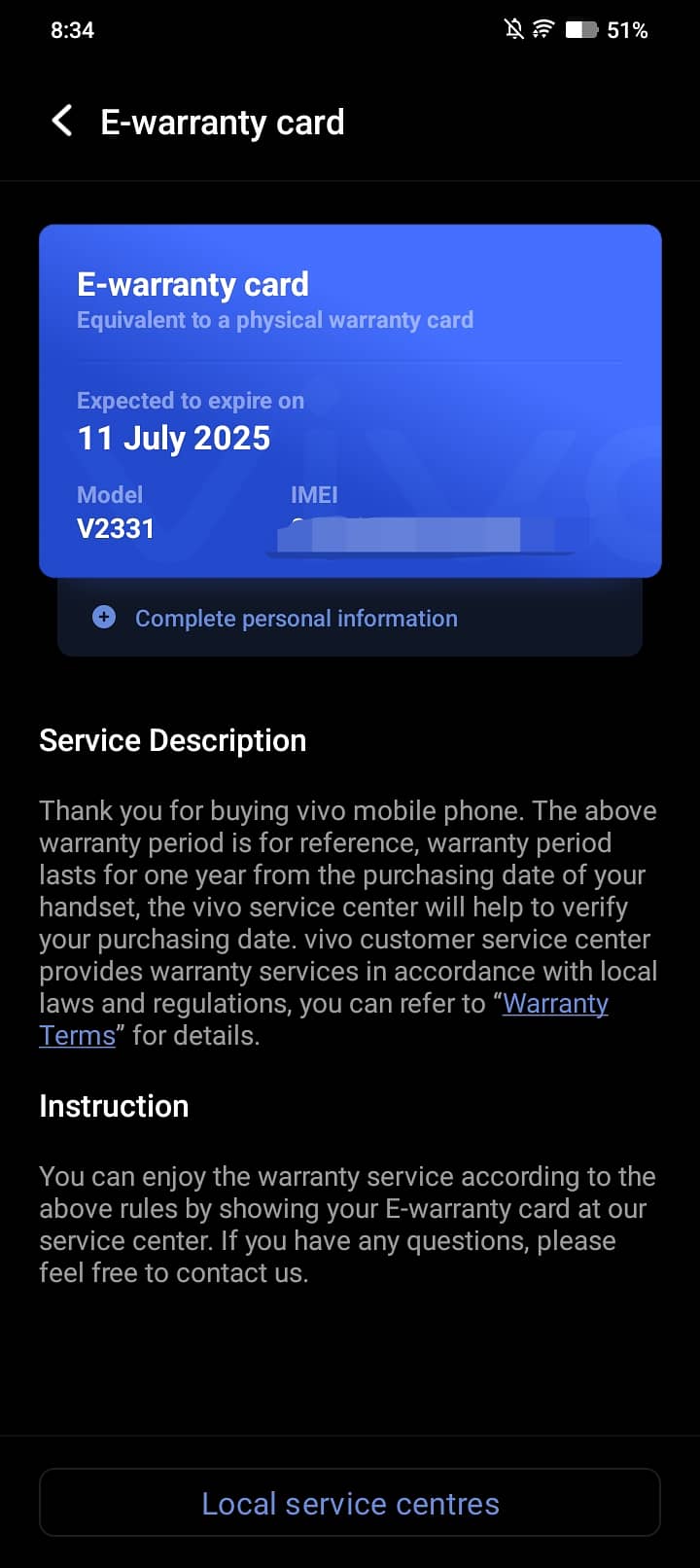 vivo Y17s completely new just two months use 3