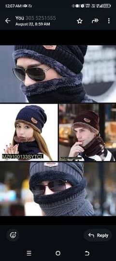 winter. cap set