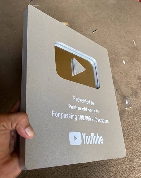 Buy YouTube Silver Play Button 0