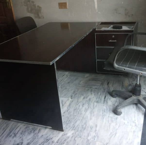 OFFICE TABLE & OFFICE CHAIR 1