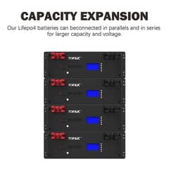 topak lithuim batteries 48V and 51.2V 100ah