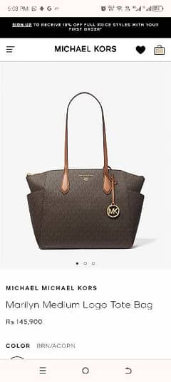 Original Michael Kors handbag/ branded bag / bag / MK