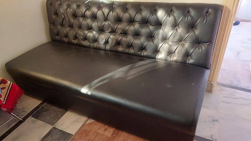 Black beautiful sofa 1