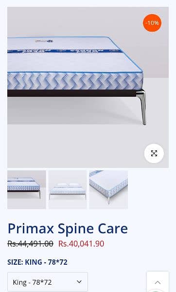 Spine care Cannon king Size Mattress 6