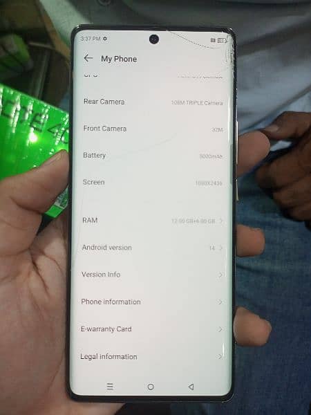 Infinix Note 40 pro Brand New 8 Months warenty 12GB 256GB Seald set 6