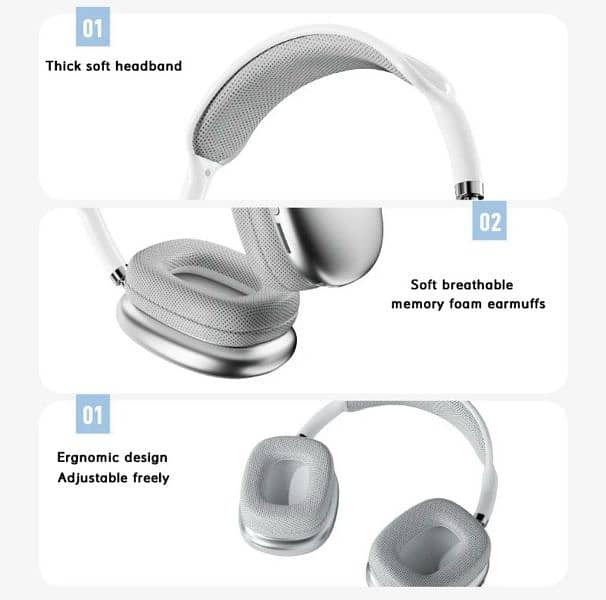 P9 Wireless Bluetooth Headphones – Noise Cancelling, High Bass Sound 3