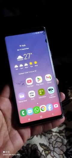 Galaxy Note 9 dual sim approved glass minor crack 1 minor dot