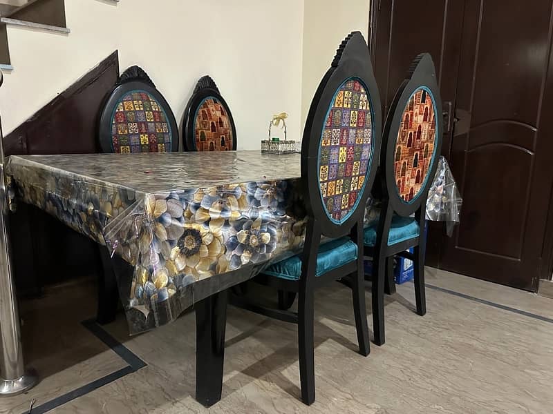 Dinning Table with 6 chairs (Customized) 2