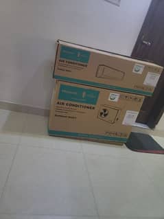 Hi sense 1.5 ton inverter ac new pack