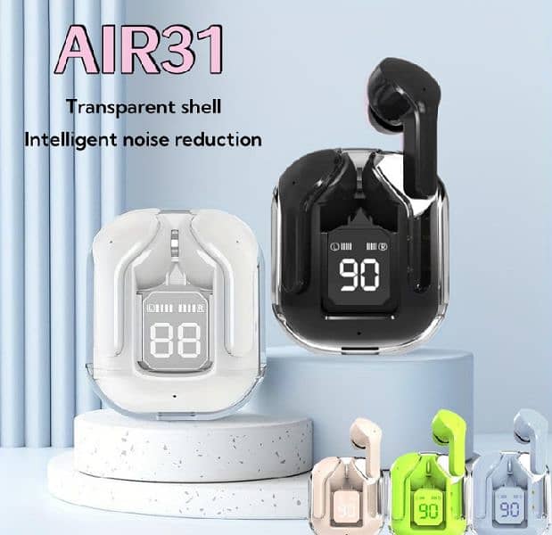 Air 31 Wireless earbuds Transparent Earbuds 1