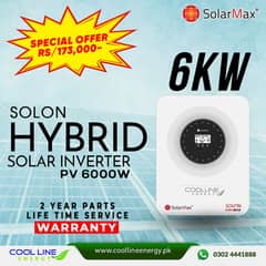 6kw Solar Max Hybrid Inverter [ SOLON ]