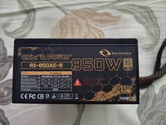 RAIDMAX 850 Watt 80 Glus Gold power supply (Read description)