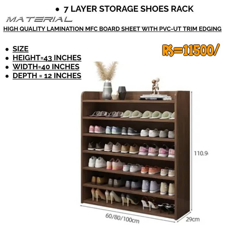 Shoe Rack / Wooden Shoe Rack / shoes racks / space saving shoes rack 3