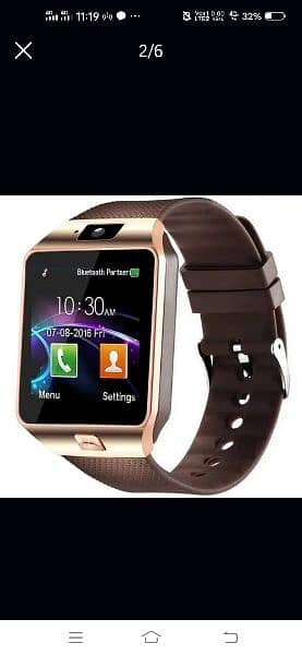 Dzo9 smart watch with Bluetooth call,sim call ,camera and memory card 4