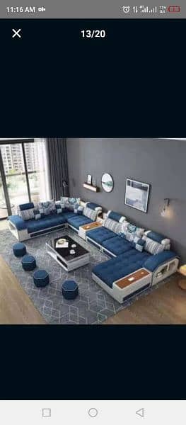 sofa U Shape-sofa set-living sofa-sofaset-sofa 3